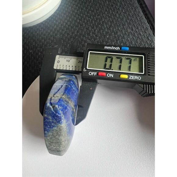 Lapis Lazuli Crystal Heart Carving (#2) - Picture 12 of 14